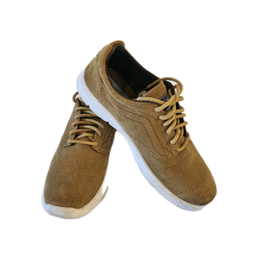 Vans Men's Size 9 Brown Suede Low Top Skate Sneakers